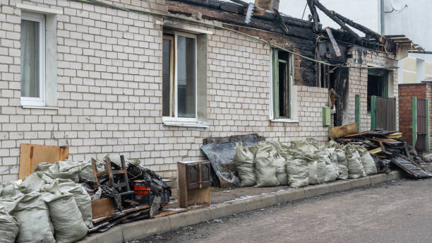 Professional Emergency Fire Cleanup technician working in Hillsborough, NJ
